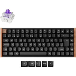 Teclado Keychron K2 HE Hall Effect Magnético inalámbrico 75% con switches magnéticos y RGB | PcComponentes.com