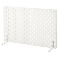 SKÅDIS tablero perforado independiente, blanco, 56x37 cm  - IKEA