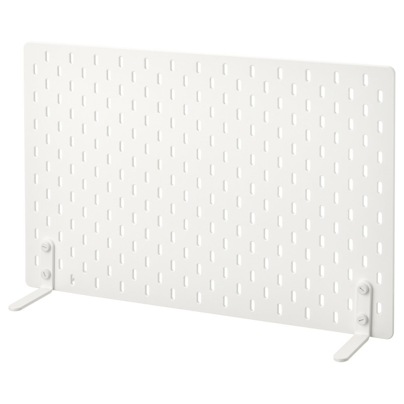SKÅDIS tablero perforado independiente, blanco, 56x37 cm  - IKEA