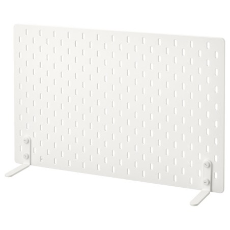 SKÅDIS tablero perforado independiente, blanco, 56x37 cm  - IKEA