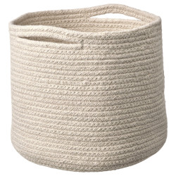 TJABBIG cesta, natural, 25x23 cm - IKEA