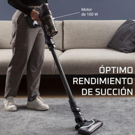 Rowenta XPert 6.60 - Aspiradora escoba versátil sin cable, con 3 funciones en 1 multiespacios, batería de litio, 2 velocidades