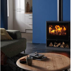 Estufa de leña Borneo S EcoDesign 6,7kW Panadero | Brico Depôt