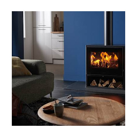 Estufa de leña Borneo S EcoDesign 6,7kW Panadero | Brico Depôt
