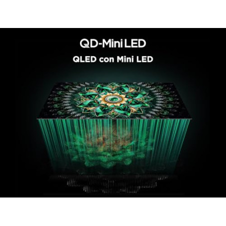 TCL 85Q8C, 85'' QD-Mini LED TV, 4K HDR Premium 5000, ZeroBorder™, Smart TV con Google TV (Dolby Vision IQ y Atmos, Panel Cryst