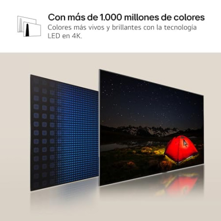 LG 65QNED84A6C - TV 65", QNED 4K, Smart TV, WebOS 25, Super Upscaling, Dolby Vision y Atmos, Alexa/Google Assistant, Negro
