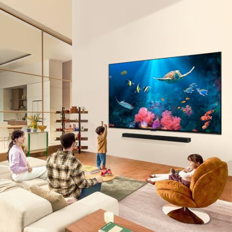 LG 65QNED84A6C - TV 65", QNED 4K, Smart TV, WebOS 25, Super Upscaling, Dolby Vision y Atmos, Alexa/Google Assistant, Negro