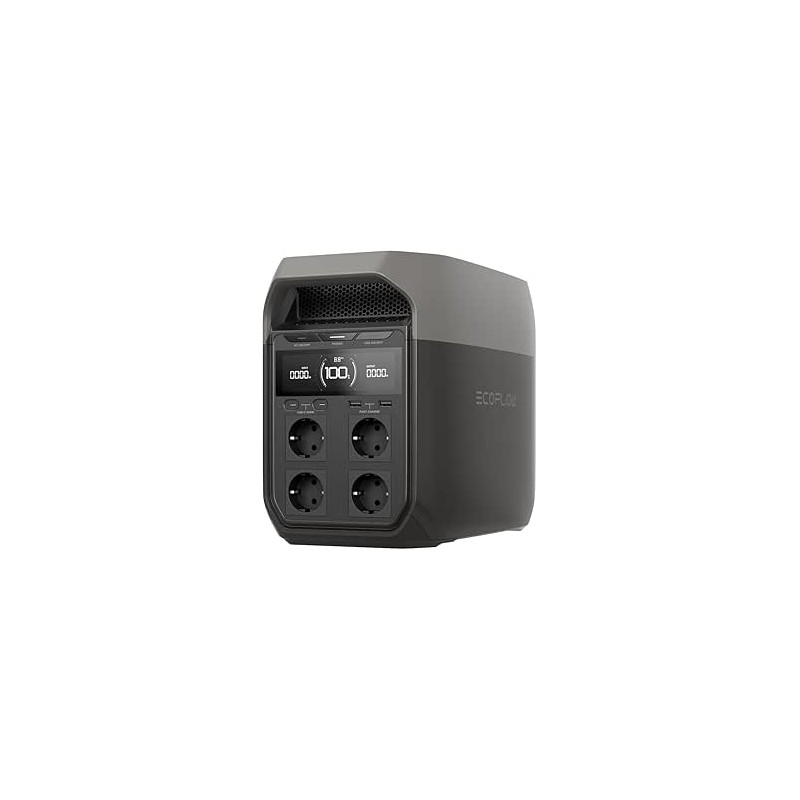 Estación de energía portátil EF ECOFLOW DELTA 3, generador solar de 1024 Wh, batería LiFePO4, carga rápida del 0 a 70% en 3
