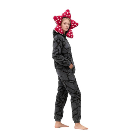 Genérico Unisex D-Demogorgon Pijama de Una Pieza, D-Demogorgon Pijama Niños Adultos Navidad Entero con Capucha 2025